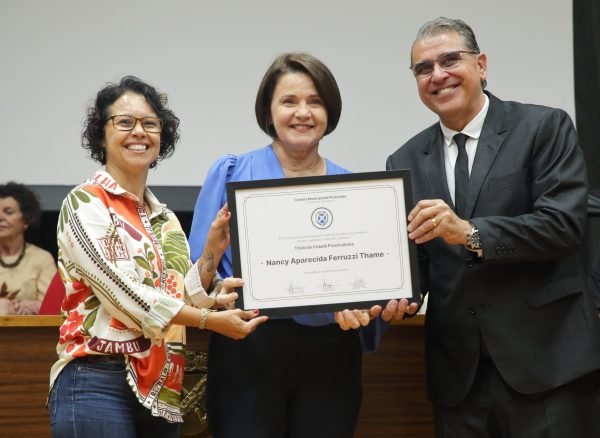 Nancy Thame recebeu o Título de Cidadã Piracicabana Nancy Thame recebeu o Título de Cidadã Piracicabana